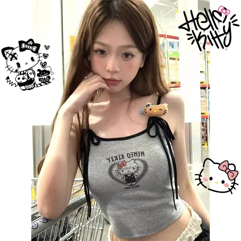 Лидер продаж, маленький жилет Hello Kitty контрастных цветов для девушек, женская летняя внутренняя одежда, универсальная Свободная куртка-гамак для отдыха, подарок
Лидер продаж, маленький жилет Hello Kitty контрастных цветов для девушек, женская летняя внутренняя одежда, универсальная Свободная куртка-гамак для отдыха, подарок