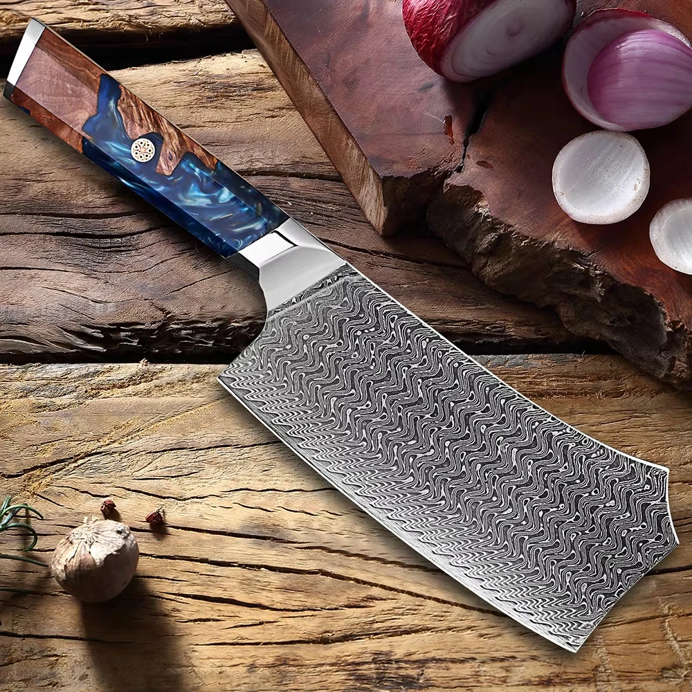 XITUO Cleaver Knife 67 Layer Damascus VG10 Steel Nakiri Knife Chinese Kitchen Chef Knife Sharp Meat Cutter Ergonomic Handle
XITUO Cleaver Knife 67 Layer Damascus VG10 Steel Nakiri Knife Chinese Kitchen Chef Knife Sharp Meat Cutter Ergonomic Handle
