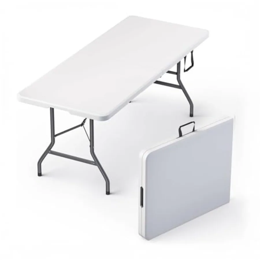 Foldable Table with Built-in Handle Steel Legs Heavy Duty Folding Portable Perfect for Party, Dining, Wedding, Events, Picnic I
Foldable Table with Built-in Handle Steel Legs Heavy Duty Folding Portable Perfect for Party, Dining, Wedding, Events, Picnic I