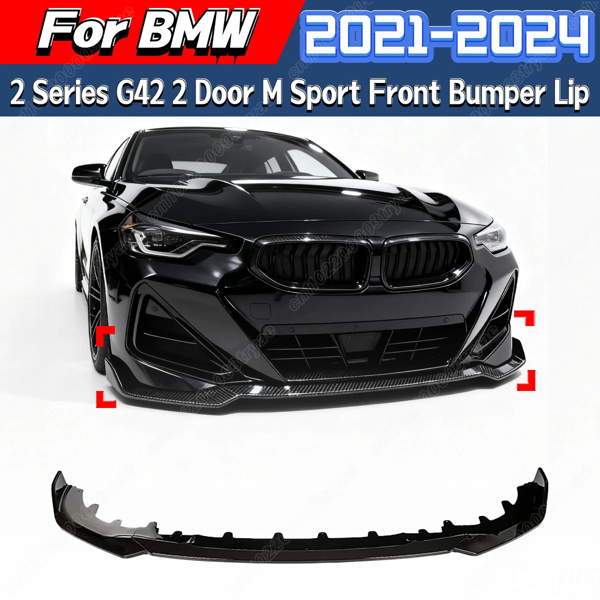 For BMW 2 Series G42 XDrive Coupe 2 Door M Sport 2021 2022 2023 2024 Car Front Bumper Lower Lip Guard Spoiler Lip Splitter Kit
For BMW 2 Series G42 XDrive Coupe 2 Door M Sport 2021 2022 2023 2024 Car Front Bumper Lower Lip Guard Spoiler Lip Splitter Kit