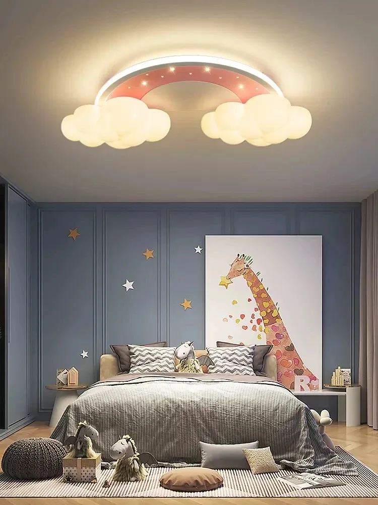 Modern Warm Children's Room Ceiling Lamps Colorful Rainbow Cloud Lamp Simple Romantic Baby Room Boy Girl Bedroom Ceiling Lights
Modern Warm Children's Room Ceiling Lamps Colorful Rainbow Cloud Lamp Simple Romantic Baby Room Boy Girl Bedroom Ceiling Lights