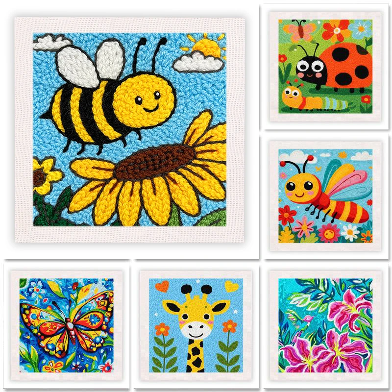 25x25cm Frame Punch Needle Kit Interior Embroidery Patterns Animal Starter Needle Point Kit Home Decor Embroidery Starter Kit
25x25cm Frame Punch Needle Kit Interior Embroidery Patterns Animal Starter Needle Point Kit Home Decor Embroidery Starter Kit