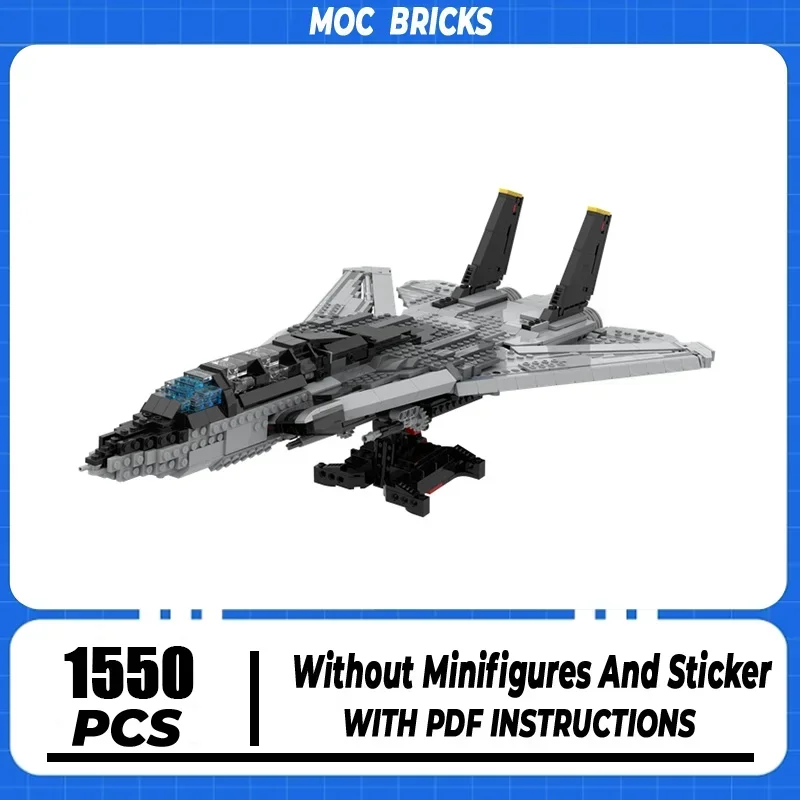 Moc Building Blocks Military Series F-14 TOMCAT Model Technology Aircraft Bricks DIY Assembly Fighter Toy For 10300 B-MODEL
Moc Building Blocks Military Series F-14 TOMCAT Model Technology Aircraft Bricks DIY Assembly Fighter Toy For 10300 B-MODEL