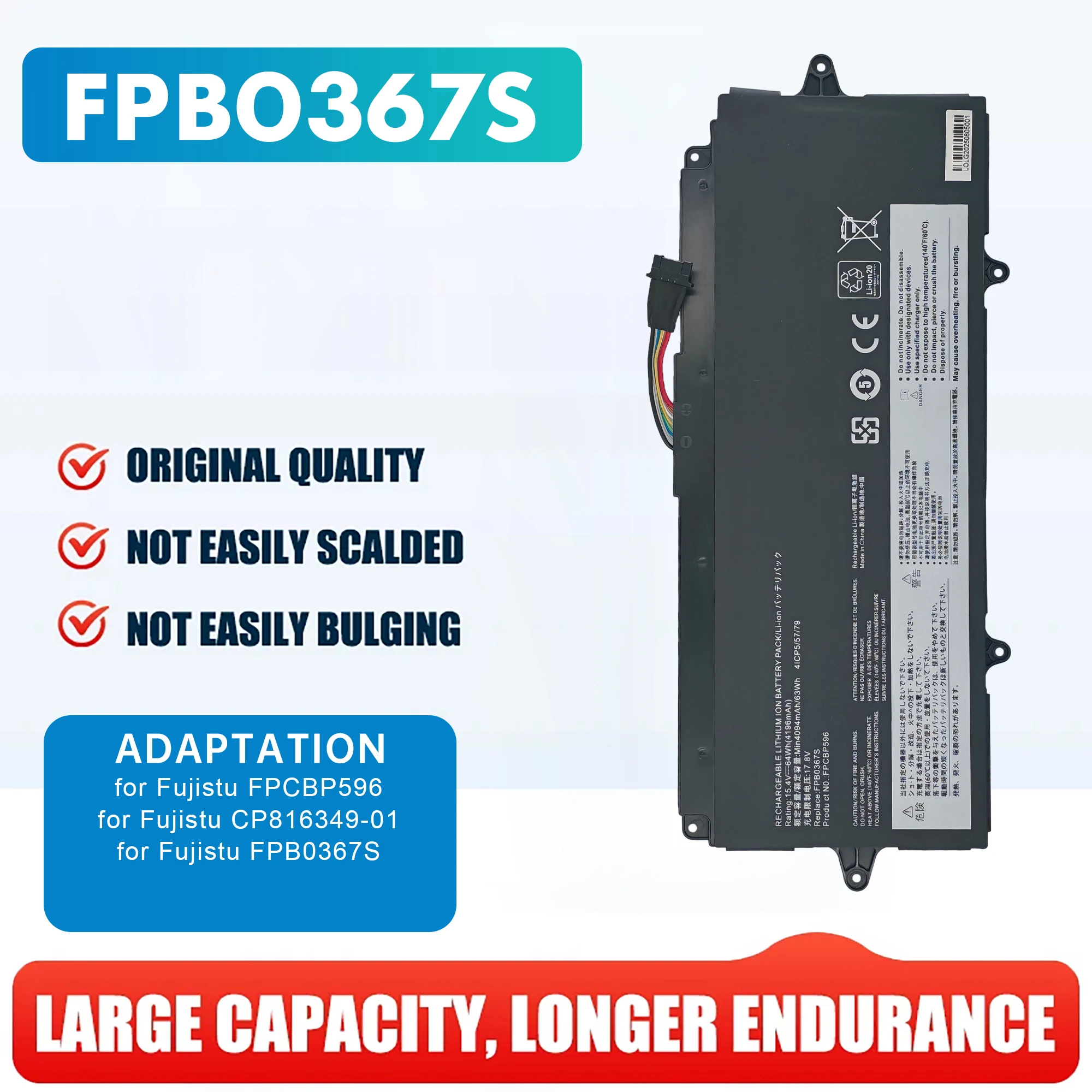 FPB0367S FPCBP596 FMVUH01007 FMVUH01008 Battery For Fujitsu Lifebook U94A CP816349-01 UH90/H1 WU2/H1 FMV ZERO WU4/H1 FPCBP600
FPB0367S FPCBP596 FMVUH01007 FMVUH01008 Battery For Fujitsu Lifebook U94A CP816349-01 UH90/H1 WU2/H1 FMV ZERO WU4/H1 FPCBP600