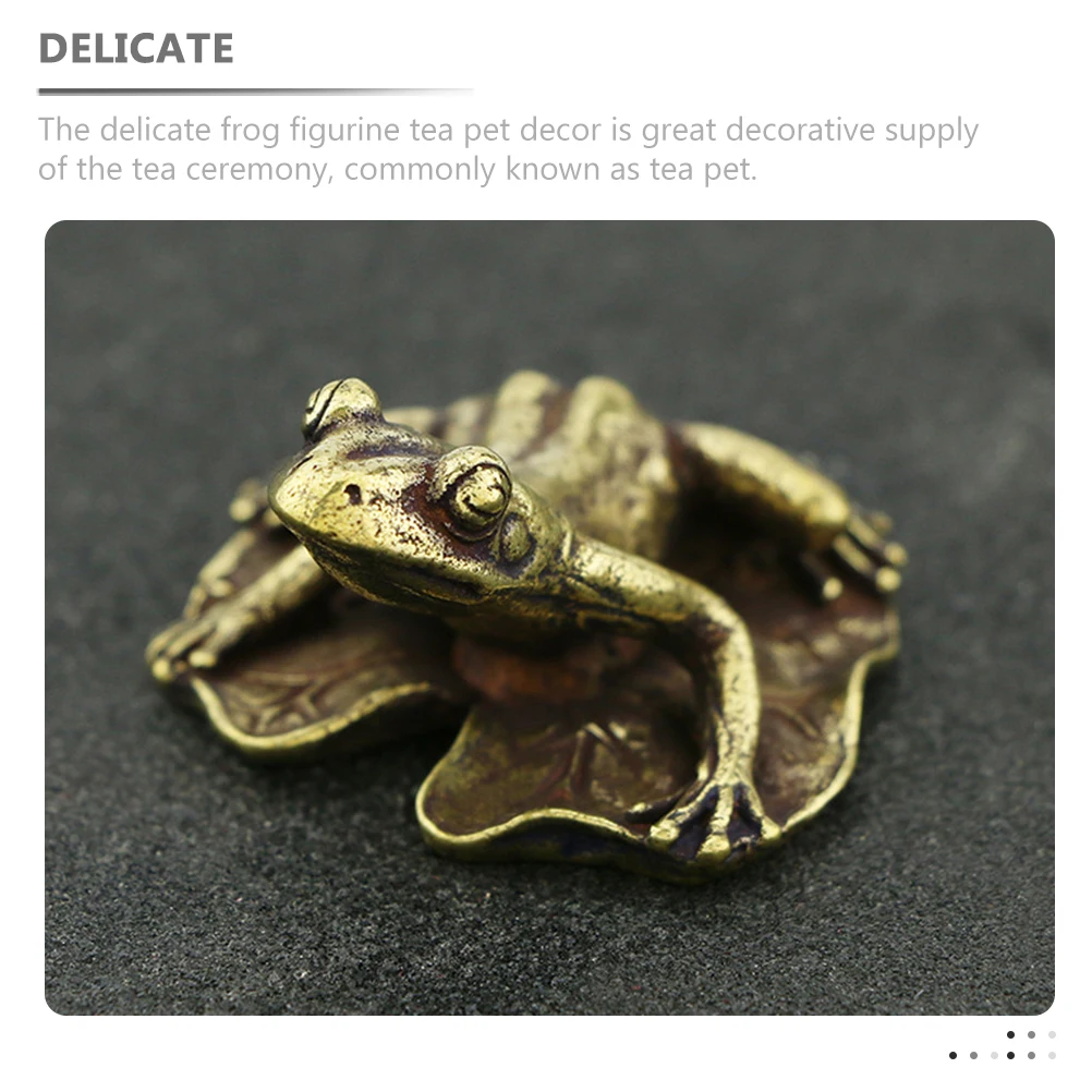 1Pcs Antique Brass Frog Figurine Tea Pet Decor Small Statue Home Interior Decoration
1Pcs Antique Brass Frog Figurine Tea Pet Decor Small Statue Home Interior Decoration