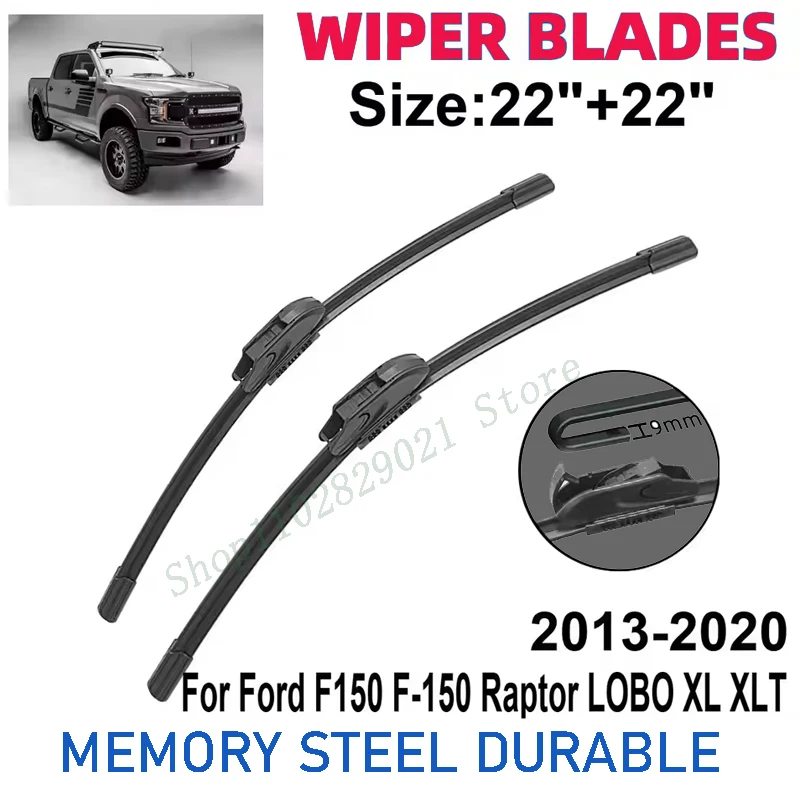 2PCS Wiper Blades Set Kit For Ford F150 F-150 Raptor LOBO XL 2013-2020 Front Windshield Brushes Windscreen Window Accessories
2PCS Wiper Blades Set Kit For Ford F150 F-150 Raptor LOBO XL 2013-2020 Front Windshield Brushes Windscreen Window Accessories