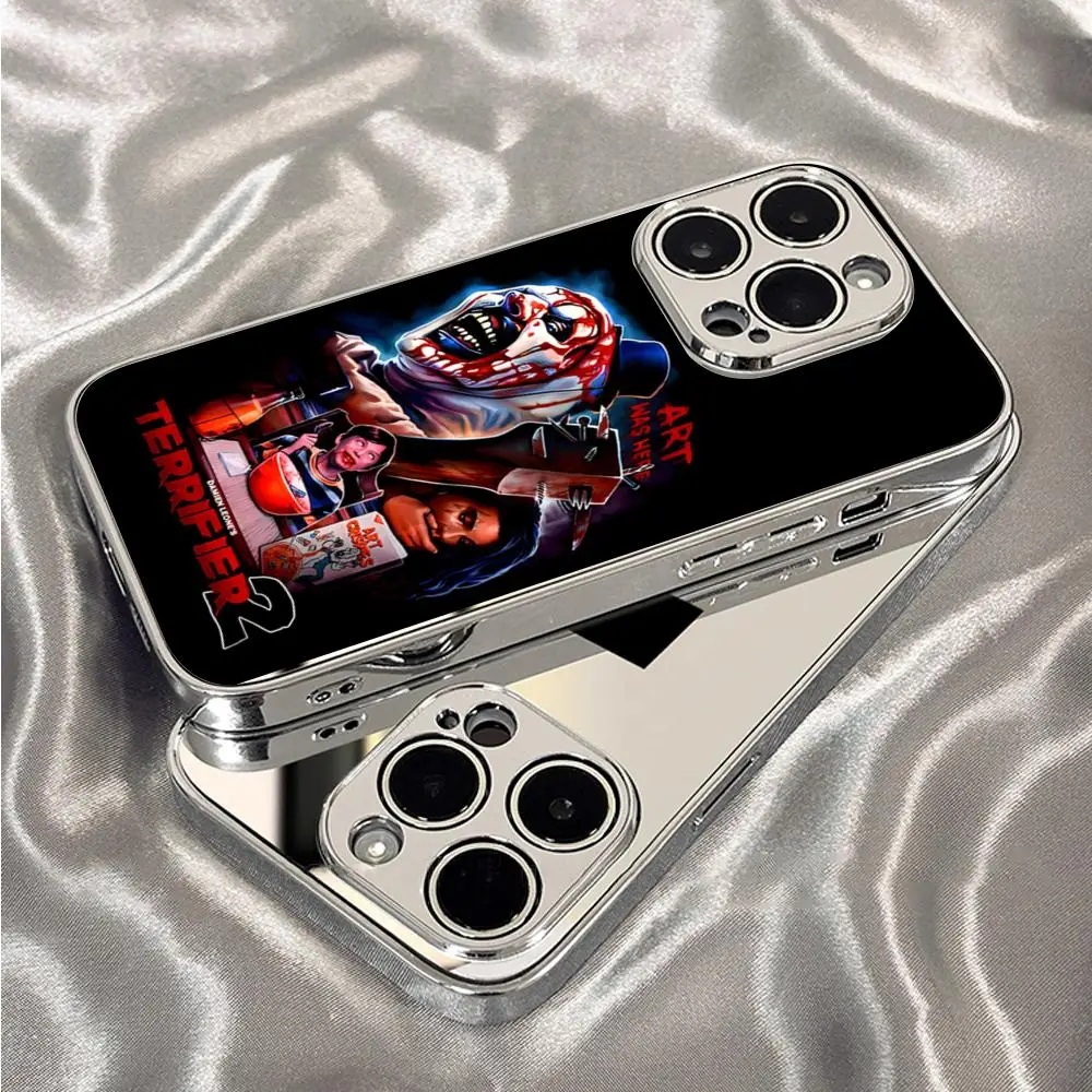 Чехол для телефона с изображением персонажа из фильма ужасов T-Terrifier для iPhone 17 16 15 14 13 12 Pro Max, металлический бампер с гальваническим покрытием
Чехол для телефона с изображением персонажа из фильма ужасов T-Terrifier для iPhone 17 16 15 14 13 12 Pro Max, металлический бампер с гальваническим покрытием