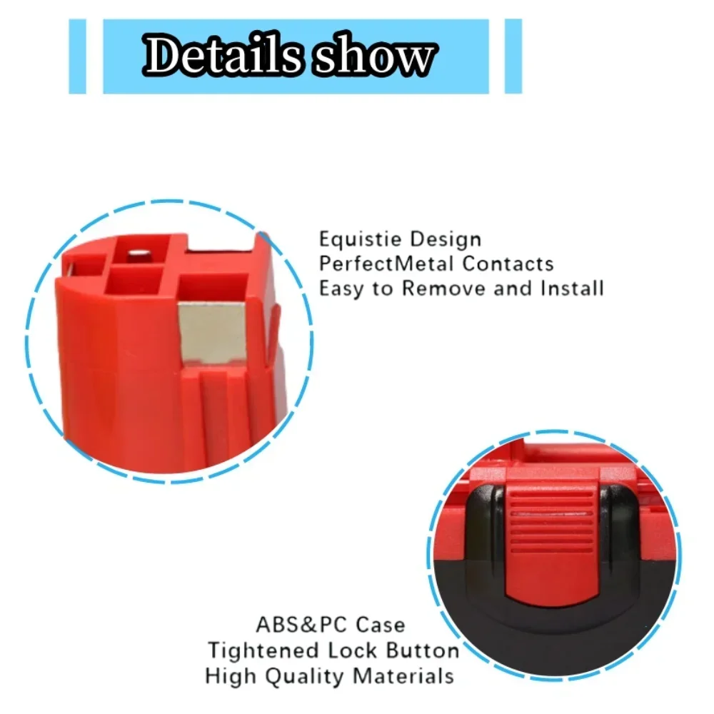 12V 4800/6800/9800mAh for Bosch screwdriver battery D-70745 PSR 1200 GSR 12-2 PSR 12 / 2607335273 - Battery
12V 4800/6800/9800mAh for Bosch screwdriver battery D-70745 PSR 1200 GSR 12-2 PSR 12 / 2607335273 - Battery