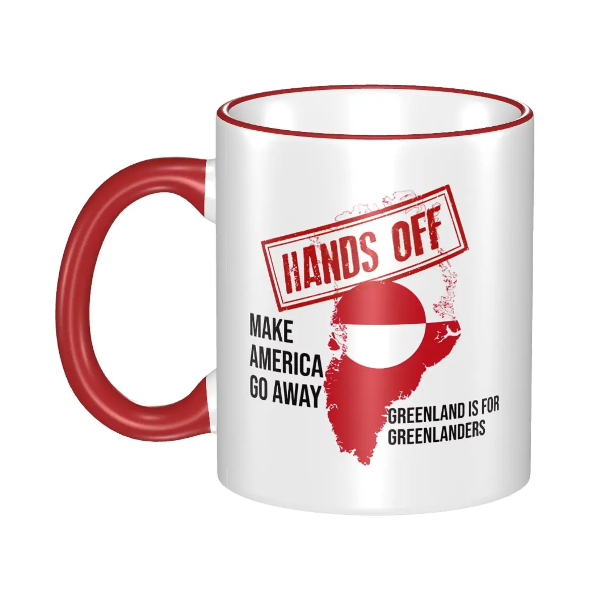 High Quality Make America Go Away MAGA Accessories Mugs Funny Greenland Tea Cup
High Quality Make America Go Away MAGA Accessories Mugs Funny Greenland Tea Cup