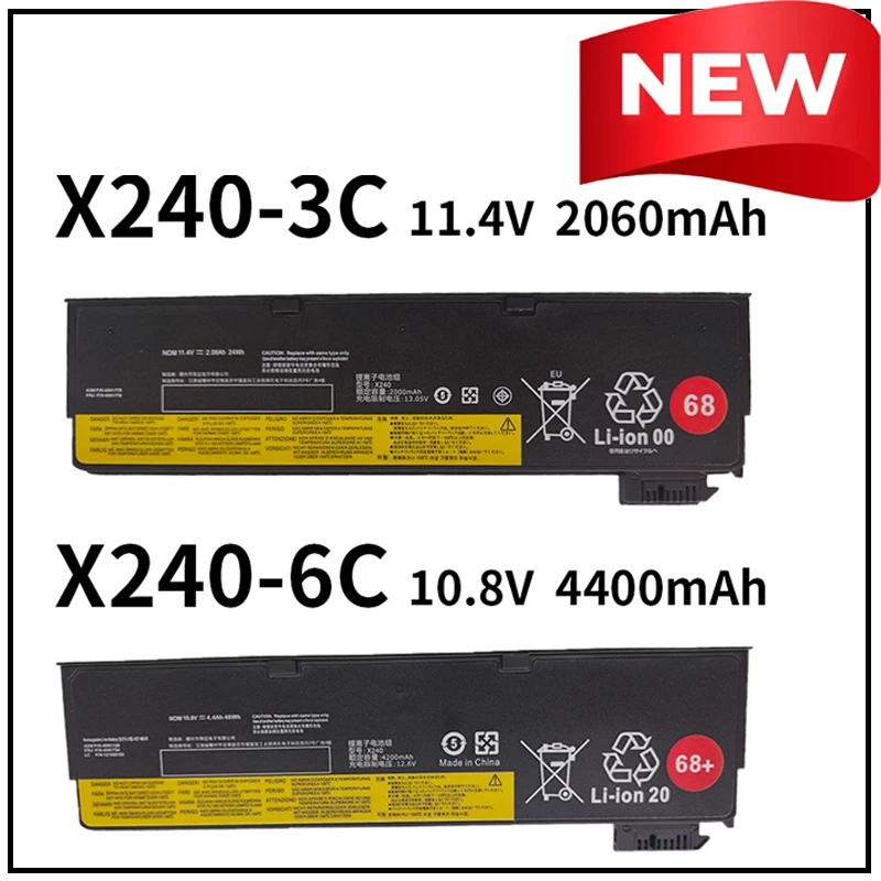 X240-3C X240-6C Replacement Li-ion Laptop Battery for Lenovo X240 X250 T440 T450 T460P L450 X260 X270 Notebook High-Quality New
X240-3C X240-6C Replacement Li-ion Laptop Battery for Lenovo X240 X250 T440 T450 T460P L450 X260 X270 Notebook High-Quality New