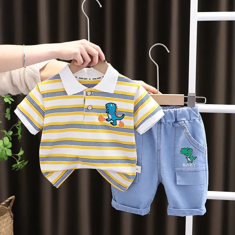 Комплект летней одежды для мальчиков 1-6 лет, комплект из 2 предметов, топы и шорты, трендовый детский костюм, повседневная детская одежда, одежда для малышей
Комплект летней одежды для мальчиков 1-6 лет, комплект из 2 предметов, топы и шорты, трендовый детский костюм, повседневная детская одежда, одежда для малышей