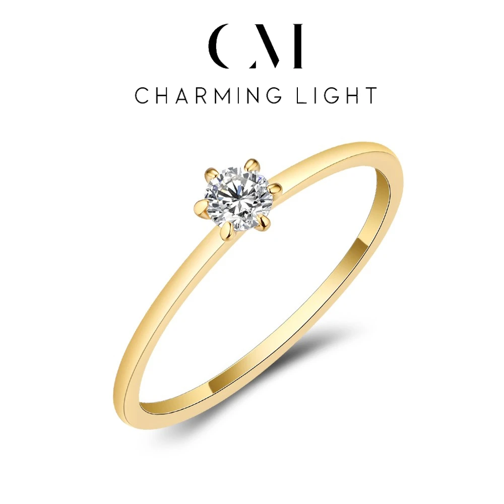 CHARMING Luxury Yellow Gold Plated Moissanite Rings Minimalist Style 925 Sterling Silver For Women Engagement Bride Fine Jewelry
CHARMING Luxury Yellow Gold Plated Moissanite Rings Minimalist Style 925 Sterling Silver For Women Engagement Bride Fine Jewelry