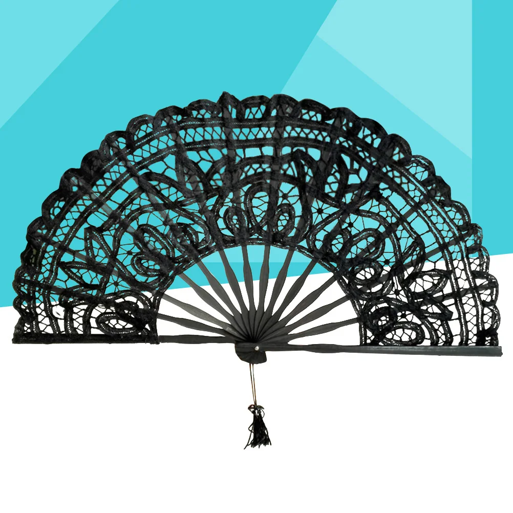 Cotton Lace Folding Fan Vintage Style Elegant Black Hand Fan for Women Wedding Birthday Daily Use Dancing Fans
Cotton Lace Folding Fan Vintage Style Elegant Black Hand Fan for Women Wedding Birthday Daily Use Dancing Fans