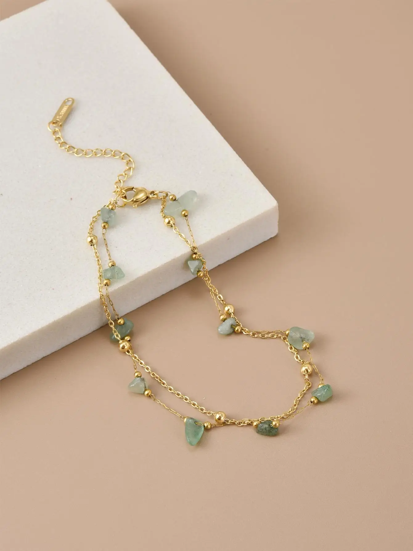 3pcs/Set Minimalist Teardrop Tassel Handmade Chain Four-Leaf Clover Decor Anklet, Multi-Layer Wear, Gold Color Foot Jewelry Suitable For Daily Outfit And Date Photo Shoot, Chain Length Customizable
3pcs/Set Minimalist Teardrop Tassel Handmade Chain Four-Leaf Clover Decor Anklet, Multi-Layer Wear, Gold Color Foot Jewelry Suitable For Daily Outfit And Date Photo Shoot, Chain Length Customizable