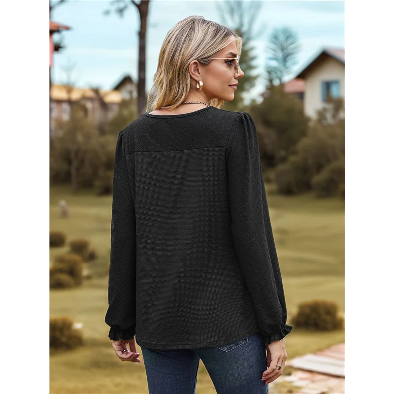 AOAO-Women's Long Sleeve Shirts Crewneck Casual Loose Tunic Tops Dressy Work Blouses Fall Fashion Clothes 2025
AOAO-Women's Long Sleeve Shirts Crewneck Casual Loose Tunic Tops Dressy Work Blouses Fall Fashion Clothes 2025