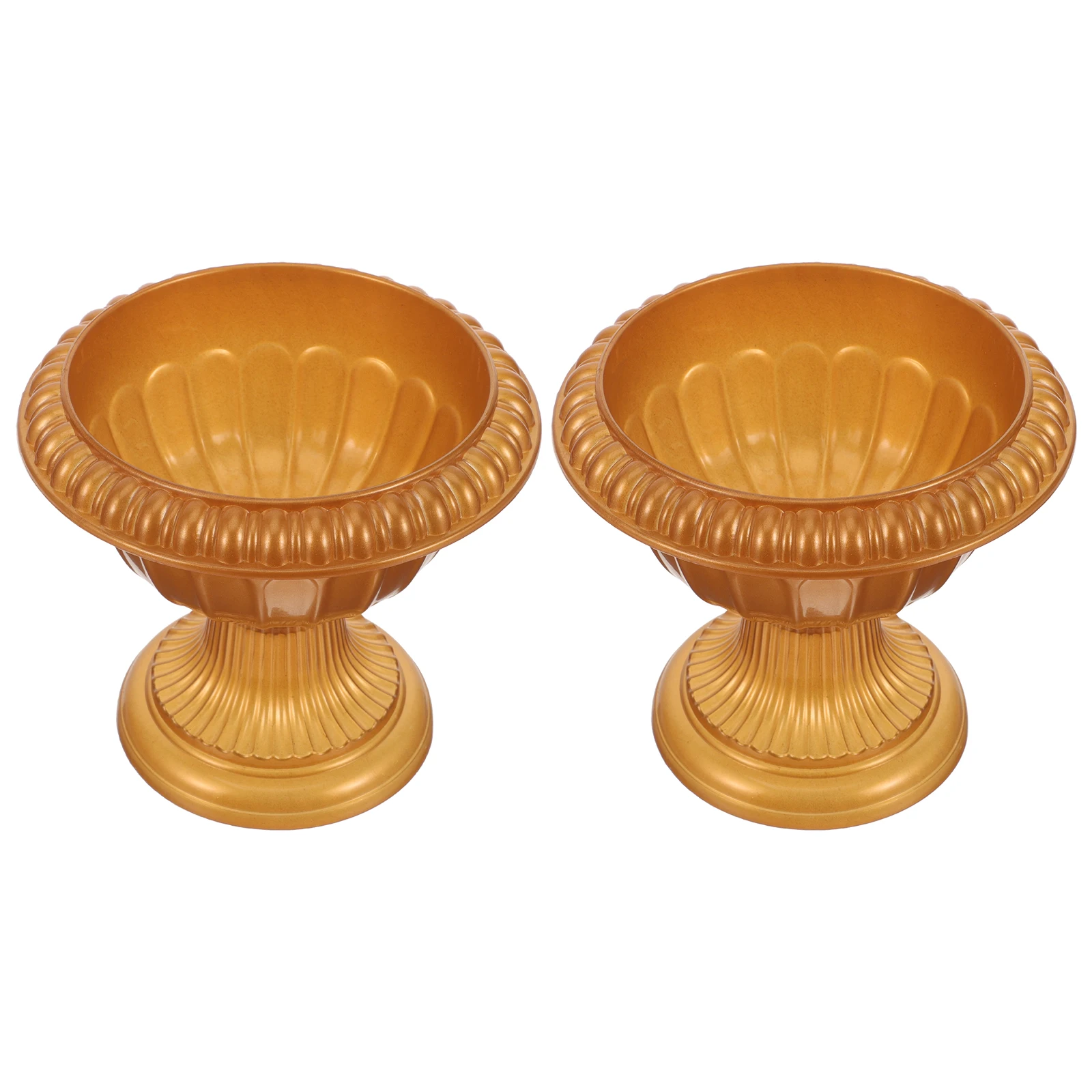 2 Pcs Pedestal Vase Wedding Flower Pot Decor House Decoration for Living Room Golden Plastic Floral
2 Pcs Pedestal Vase Wedding Flower Pot Decor House Decoration for Living Room Golden Plastic Floral