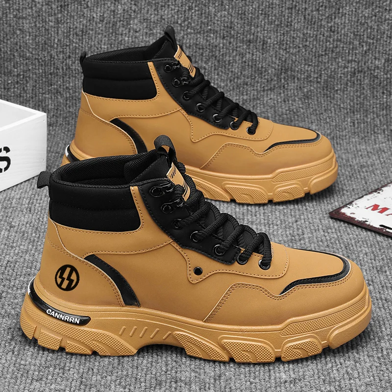 Anti Slip High Top Wear-resistant Sports Work Shoes Travel Casual Comfort Boots Men Outdoor Fashion Versatile Thick Sole Boots
Anti Slip High Top Wear-resistant Sports Work Shoes Travel Casual Comfort Boots Men Outdoor Fashion Versatile Thick Sole Boots