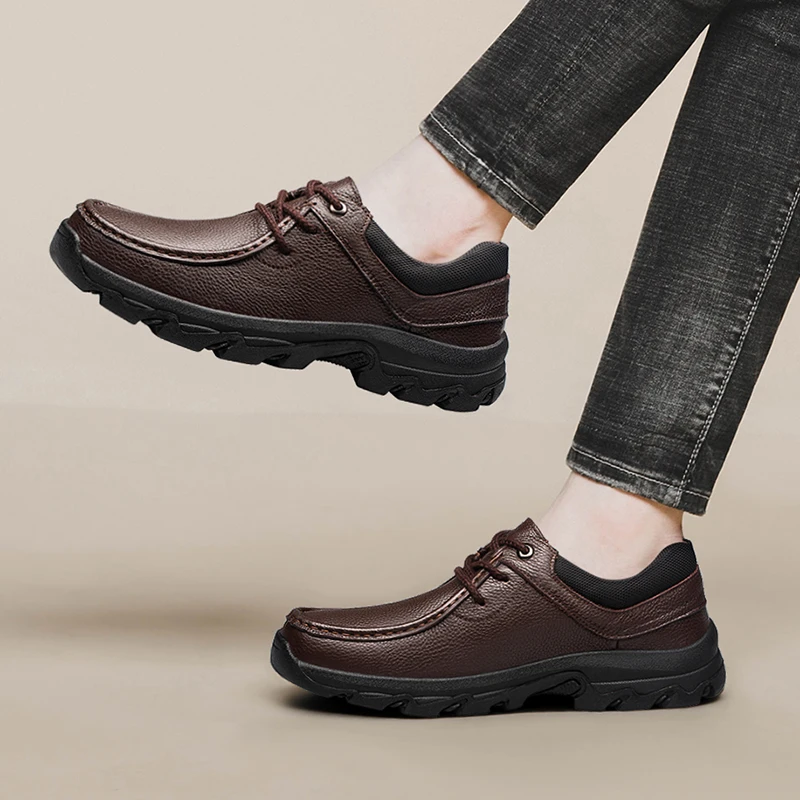 2023 Men's Brand Genuine Leather Shoes 36-47 Head Leather Soft Lace Up Driving Oxford Shoes Casual Anti-slip Real Leather Shoes
2023 Men's Brand Genuine Leather Shoes 36-47 Head Leather Soft Lace Up Driving Oxford Shoes Casual Anti-slip Real Leather Shoes