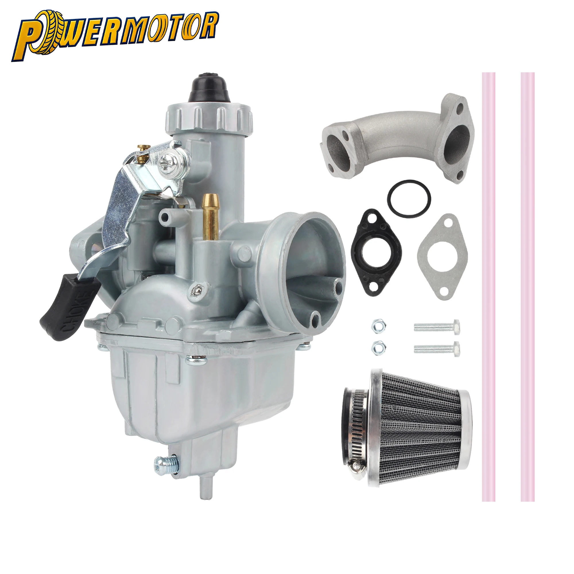 For Mikuni VM22 26mm Motorcycle Carburetor High Performance Racing Carburettor with Intake Throat Air Intake Filter Accessories
For Mikuni VM22 26mm Motorcycle Carburetor High Performance Racing Carburettor with Intake Throat Air Intake Filter Accessories