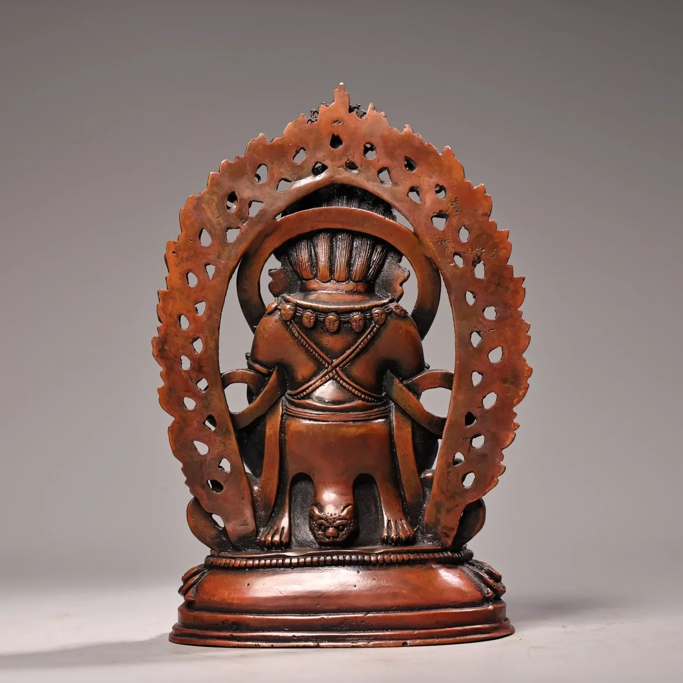 7"Tibetan Temple Collection Old Bronze Mosaic Gem Mahakala Backlight Station Buddha Lotus Terrace Worship Hall Town house
7"Tibetan Temple Collection Old Bronze Mosaic Gem Mahakala Backlight Station Buddha Lotus Terrace Worship Hall Town house