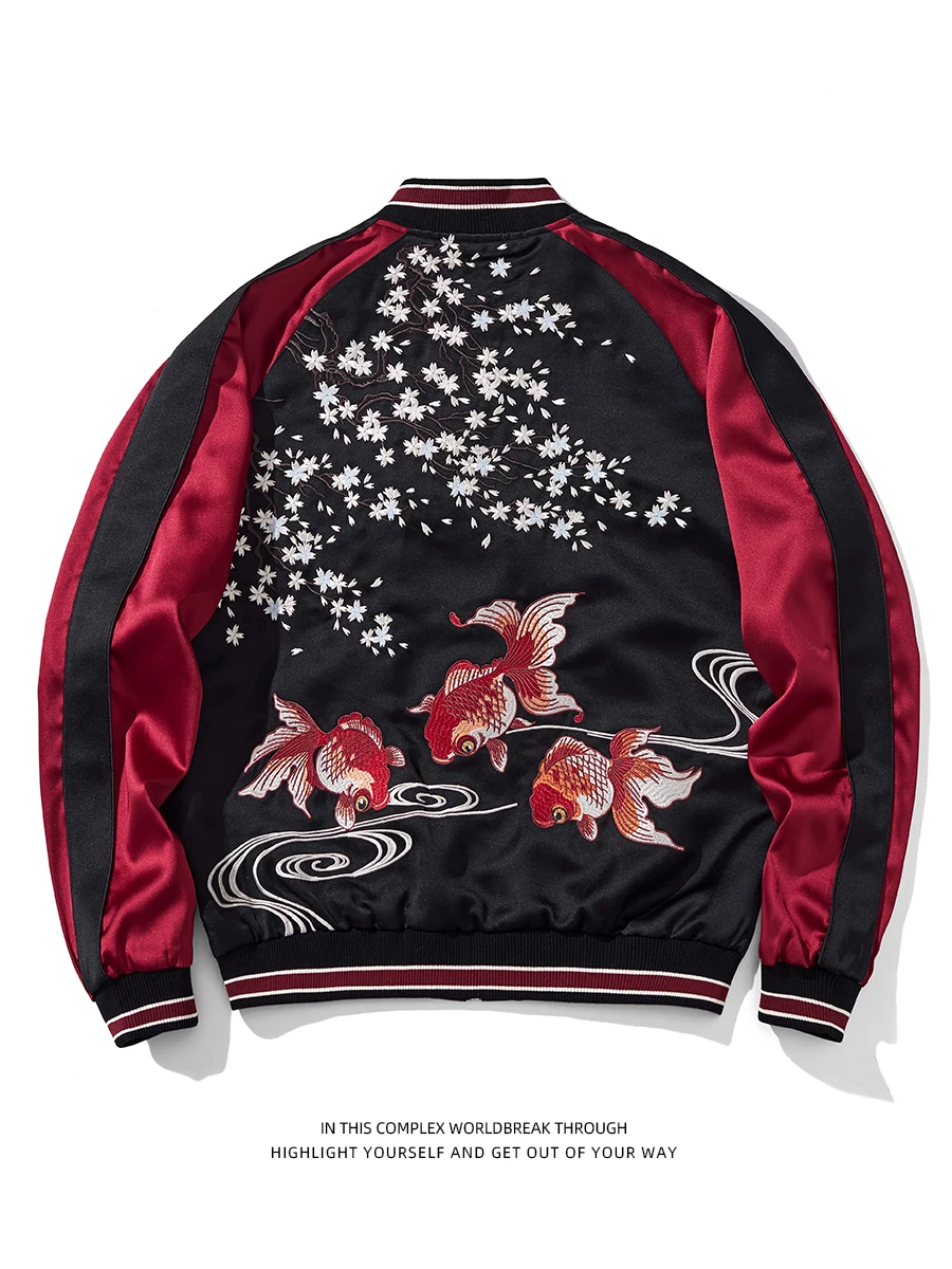 Monkeys Store 2025 New Embroidered Goldfi Jaet ex Couple's Baseball Sle Clothing Youth Faion Loose Fit Long Sve
Monkeys Store 2025 New Embroidered Goldfi Jaet ex Couple's Baseball Sle Clothing Youth Faion Loose Fit Long Sve