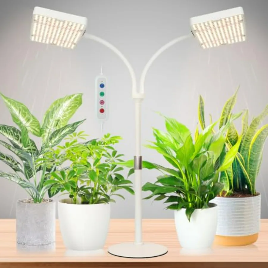 2Head Tabletop Grow Light Bright and Big Coverage for Seed Starting Bonsai Succulent 4-20H Timer 50W Adjustable Height 16-24in
2Head Tabletop Grow Light Bright and Big Coverage for Seed Starting Bonsai Succulent 4-20H Timer 50W Adjustable Height 16-24in
