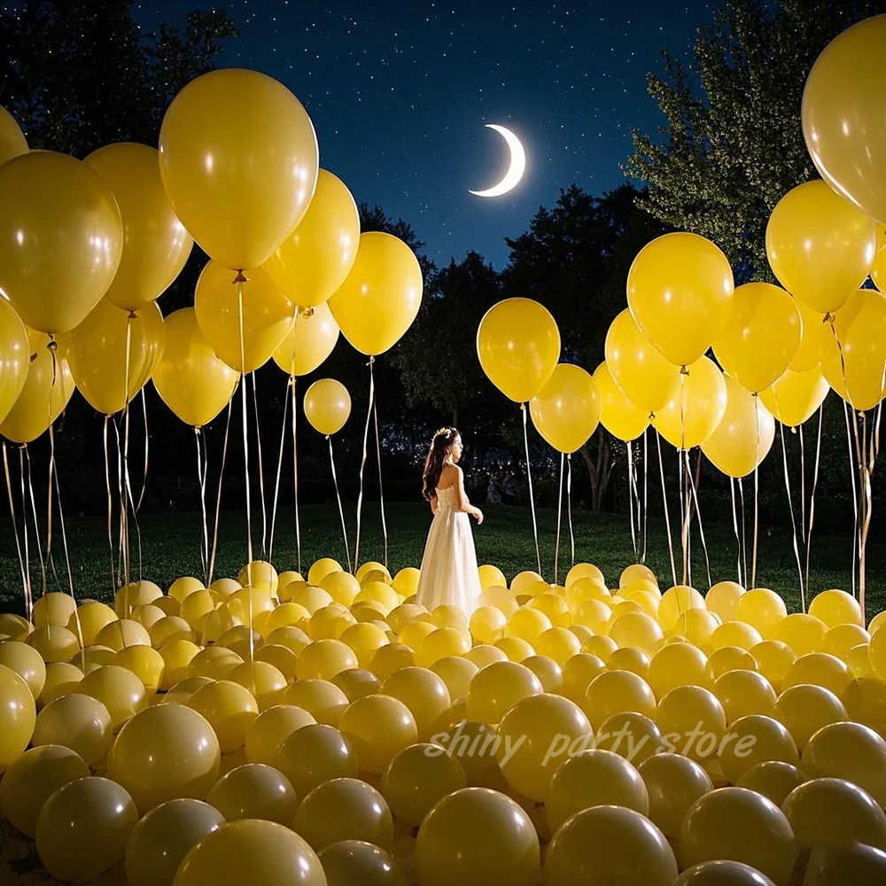 100/200 PCS High Elasticity Yellow Latex Balloons Dreamy Scenes Party Wedding Celebration Birthday Decoration Long Lasting Color
100/200 PCS High Elasticity Yellow Latex Balloons Dreamy Scenes Party Wedding Celebration Birthday Decoration Long Lasting Color