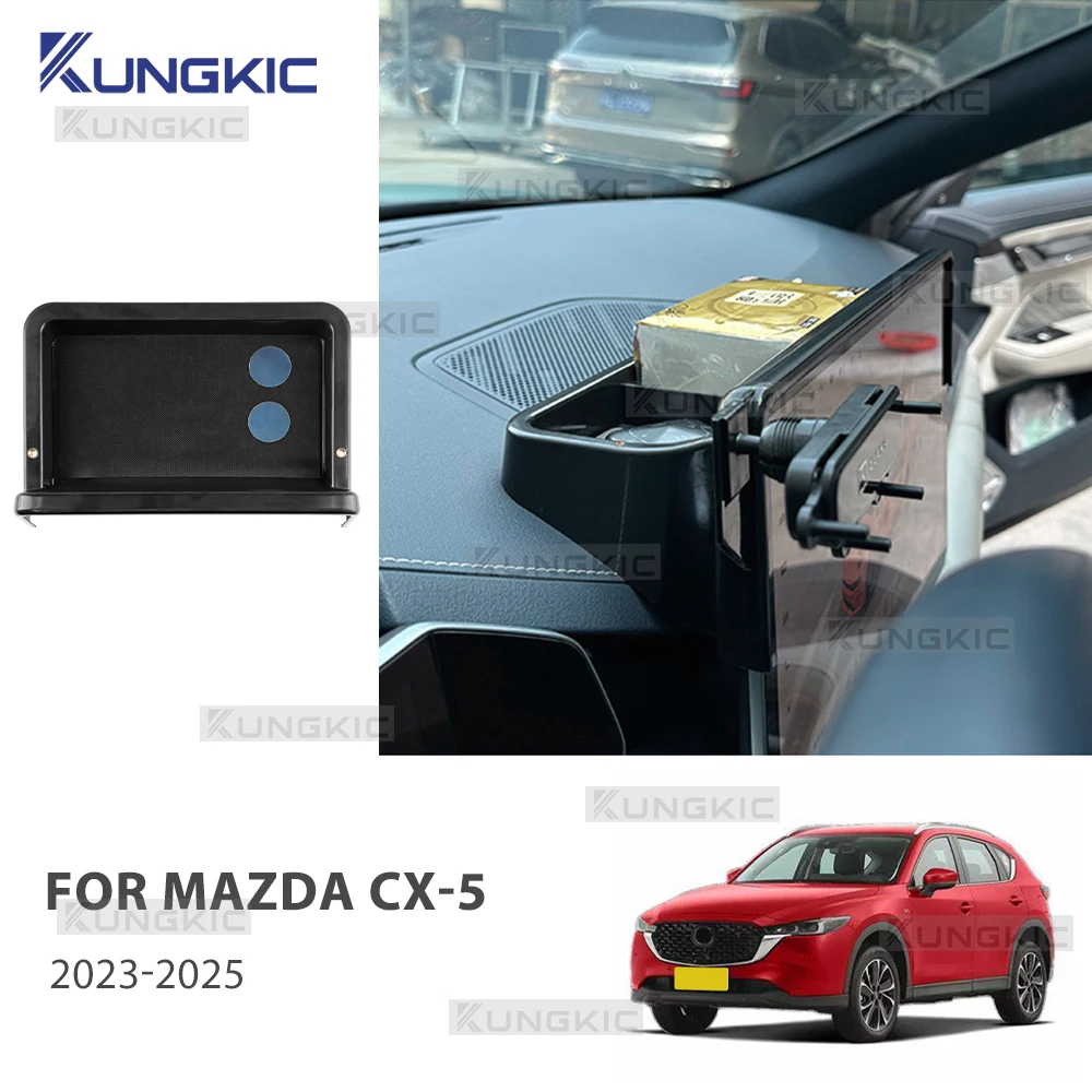 Лоток для хранения на приборной панели Mazda CX-5 2023 2024 2025, аксессуары для салона автомобиля, центральный экран управления, задняя подставка для хранения
Лоток для хранения на приборной панели Mazda CX-5 2023 2024 2025, аксессуары для салона автомобиля, центральный экран управления, задняя подставка для хранения
