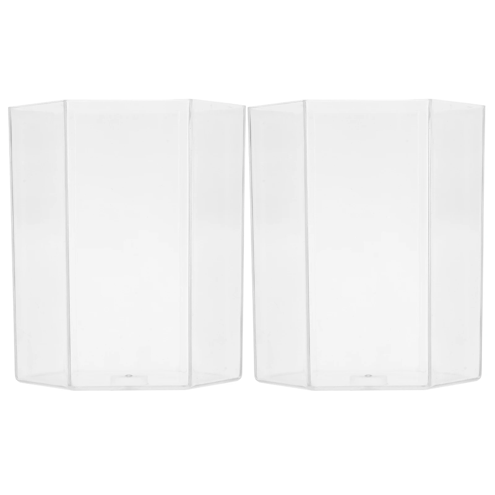 2pcs Hexagonal Acrylic Pen Holder Clear Desktop Organizer Multifunctional Storage Box For Pens Pencils Makeup Brushes Office
2pcs Hexagonal Acrylic Pen Holder Clear Desktop Organizer Multifunctional Storage Box For Pens Pencils Makeup Brushes Office