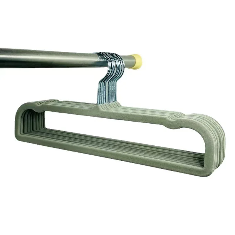 35CM multifunctional non-slip non-marking ABS flocking hanger clothing store trouser rack tie rack adult plastic Velvet hanger
35CM multifunctional non-slip non-marking ABS flocking hanger clothing store trouser rack tie rack adult plastic Velvet hanger