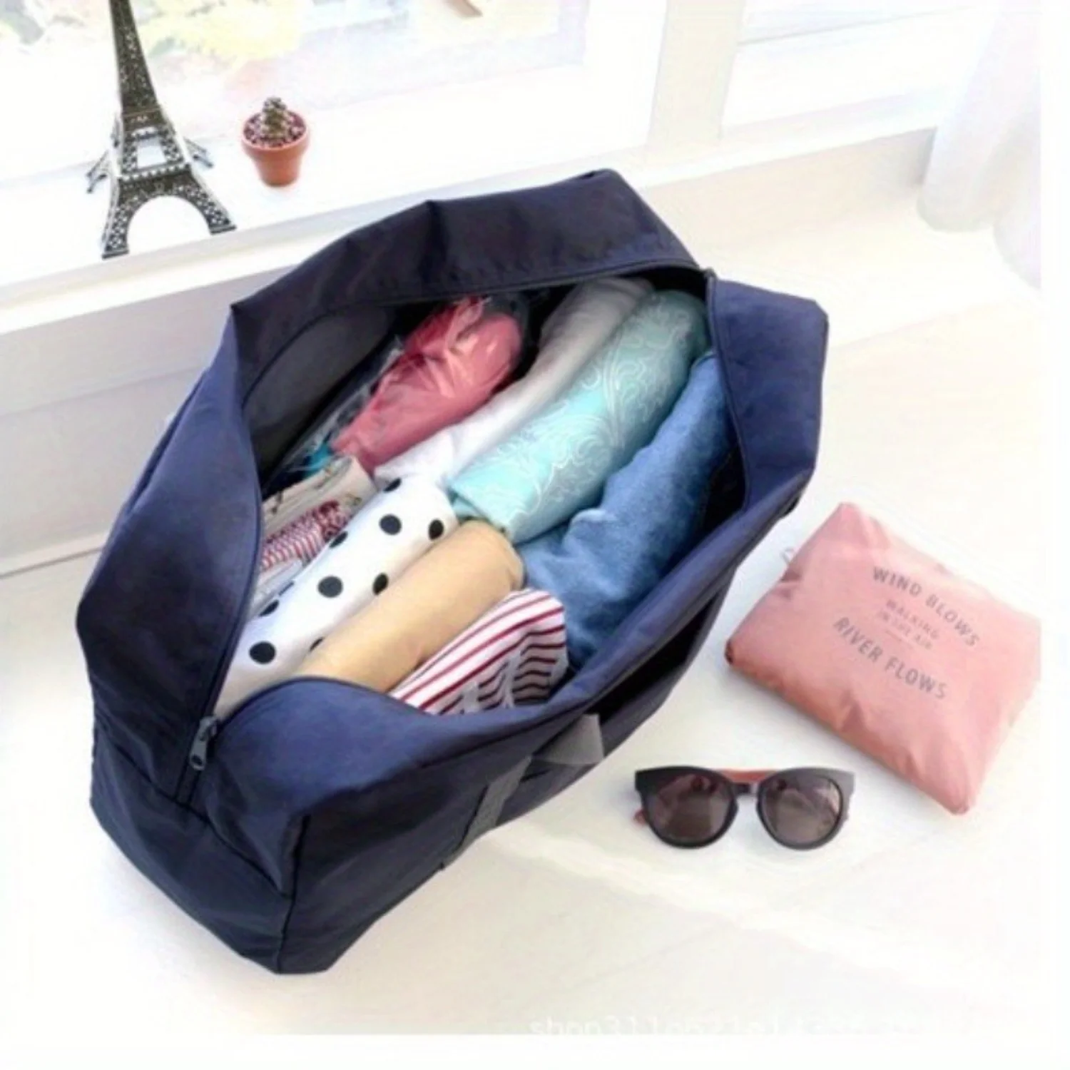 Waterproof Nylon Large Capacity Bag with Zipper - Multi-Pocket Travel Organizer for Clothing, Toys, Beach Supplies - Dustproof a
Waterproof Nylon Large Capacity Bag with Zipper - Multi-Pocket Travel Organizer for Clothing, Toys, Beach Supplies - Dustproof a