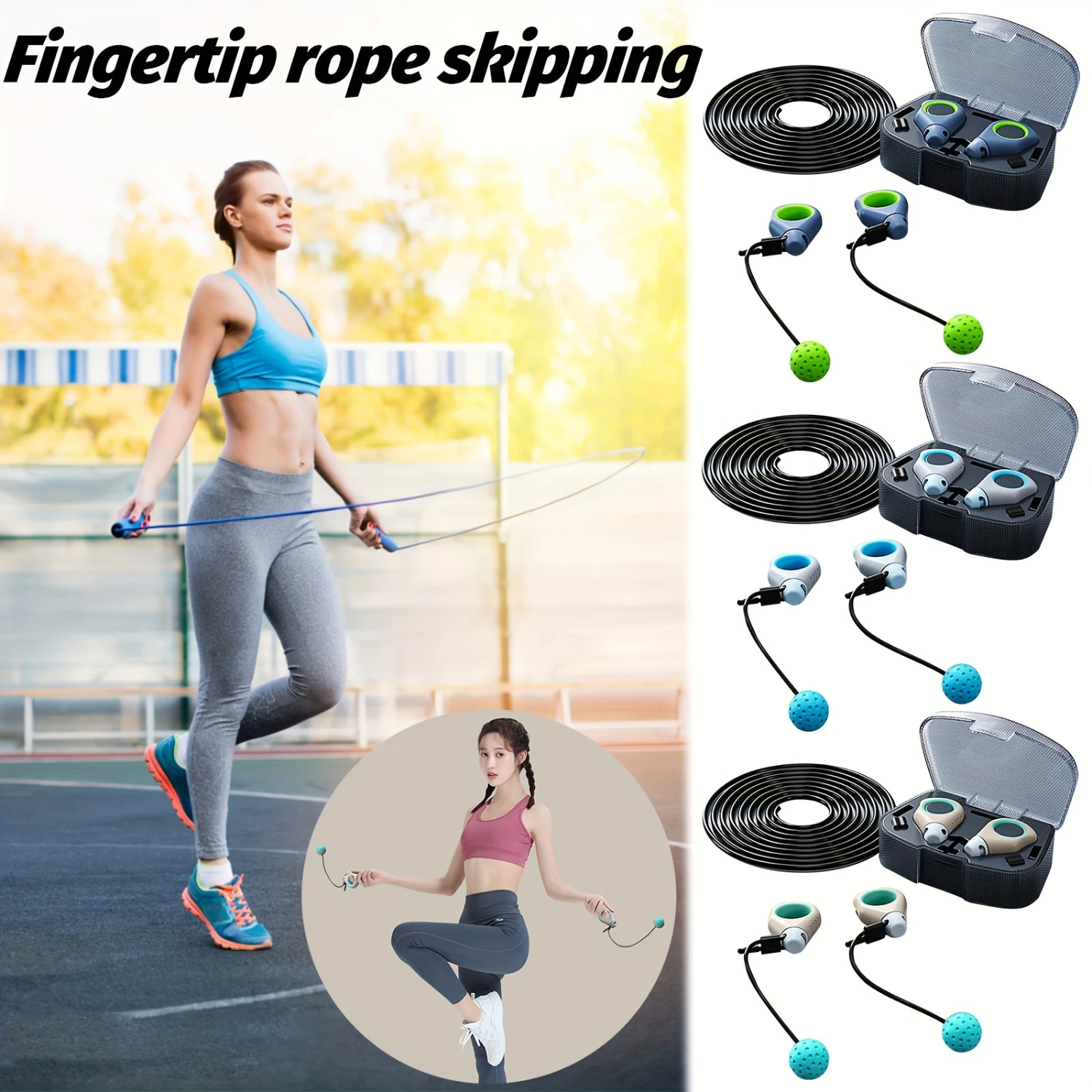 Purpose Fingertip Handle Thumb Sports Rope Jump Rope Ropeless Sports Rope Adjustable Cordless Jump Rope Handle Jump Rope Jump Ro
Purpose Fingertip Handle Thumb Sports Rope Jump Rope Ropeless Sports Rope Adjustable Cordless Jump Rope Handle Jump Rope Jump Ro