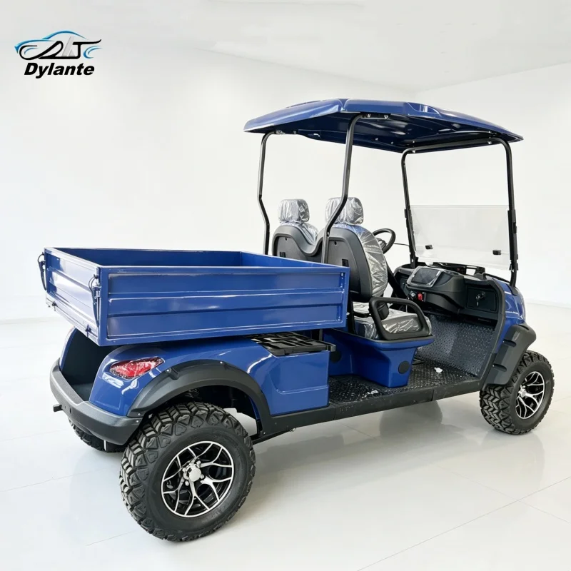 2-Seater Golf Buggy with Rear Cargo Bed Off-Road 4-Wheel Drive Golf Vehicle for Hunting & Course Use Electric Fast Golf Cart
2-Seater Golf Buggy with Rear Cargo Bed Off-Road 4-Wheel Drive Golf Vehicle for Hunting & Course Use Electric Fast Golf Cart