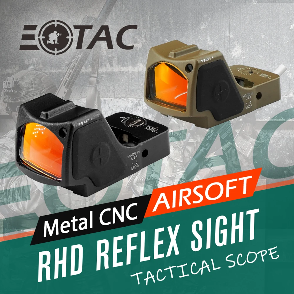 Новый тактический прицел Red Dot 1X R-HD Reflex Sight 32MOA для страйкбольных линз с многослойным покрытием, подходит для планки Пикатинни/крепления для GLOCK
Новый тактический прицел Red Dot 1X R-HD Reflex Sight 32MOA для страйкбольных линз с многослойным покрытием, подходит для планки Пикатинни/крепления для GLOCK