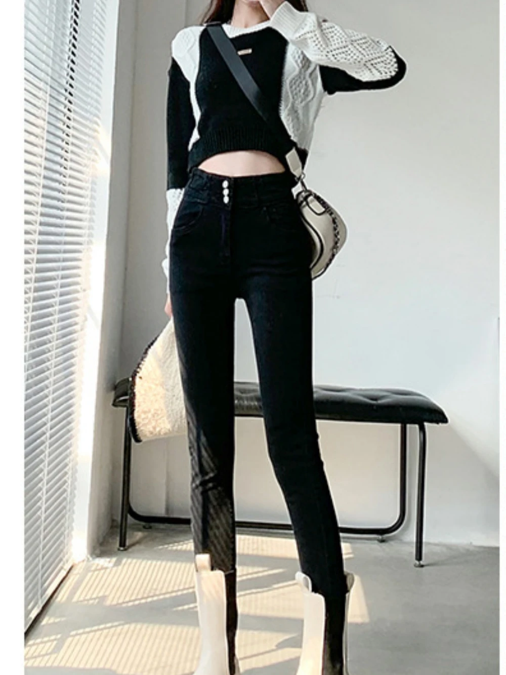 Fashion Women's Jeans High Waist Slimming Comfortable Small Man 2023 Autumn Lady Nine Points Pencil Small Foot Pants
Fashion Women's Jeans High Waist Slimming Comfortable Small Man 2023 Autumn Lady Nine Points Pencil Small Foot Pants