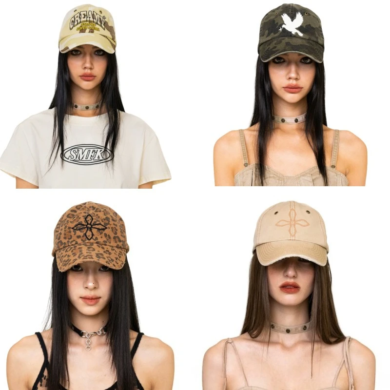 2025 New Retro Cross Flower Workwear Baseball Cap Leopard Camouflage Sun Visor Leisure Letter Dome Cap
2025 New Retro Cross Flower Workwear Baseball Cap Leopard Camouflage Sun Visor Leisure Letter Dome Cap