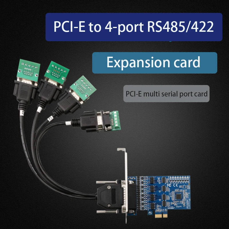 Плата PCI-E промышленного класса на 4 порта RS485/422 с последовательным портом, преобразователь PCIe, игровая Адаптивная Плата расширения PCI Express для ПК
Плата PCI-E промышленного класса на 4 порта RS485/422 с последовательным портом, преобразователь PCIe, игровая Адаптивная Плата расширения PCI Express для ПК