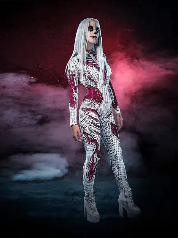 Карнавальный комбинезон для взрослых на Хэллоуин в стиле зомби, повседневные брюки с завышенной талией из лайкры и полиэстера, модные для города
Карнавальный комбинезон для взрослых на Хэллоуин в стиле зомби, повседневные брюки с завышенной талией из лайкры и полиэстера, модные для города