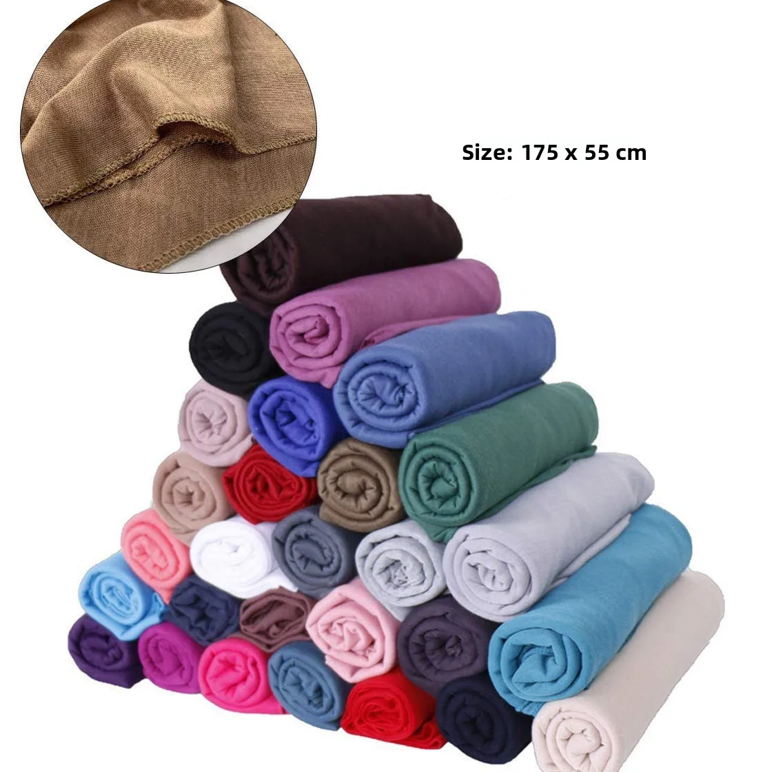 Faionable Multi-Color Milk Silk Scarf Turban Ethnic Sle Pure Color Trendy awl Versatile ular Headscarf Hat for Women
Faionable Multi-Color Milk Silk Scarf Turban Ethnic Sle Pure Color Trendy awl Versatile ular Headscarf Hat for Women