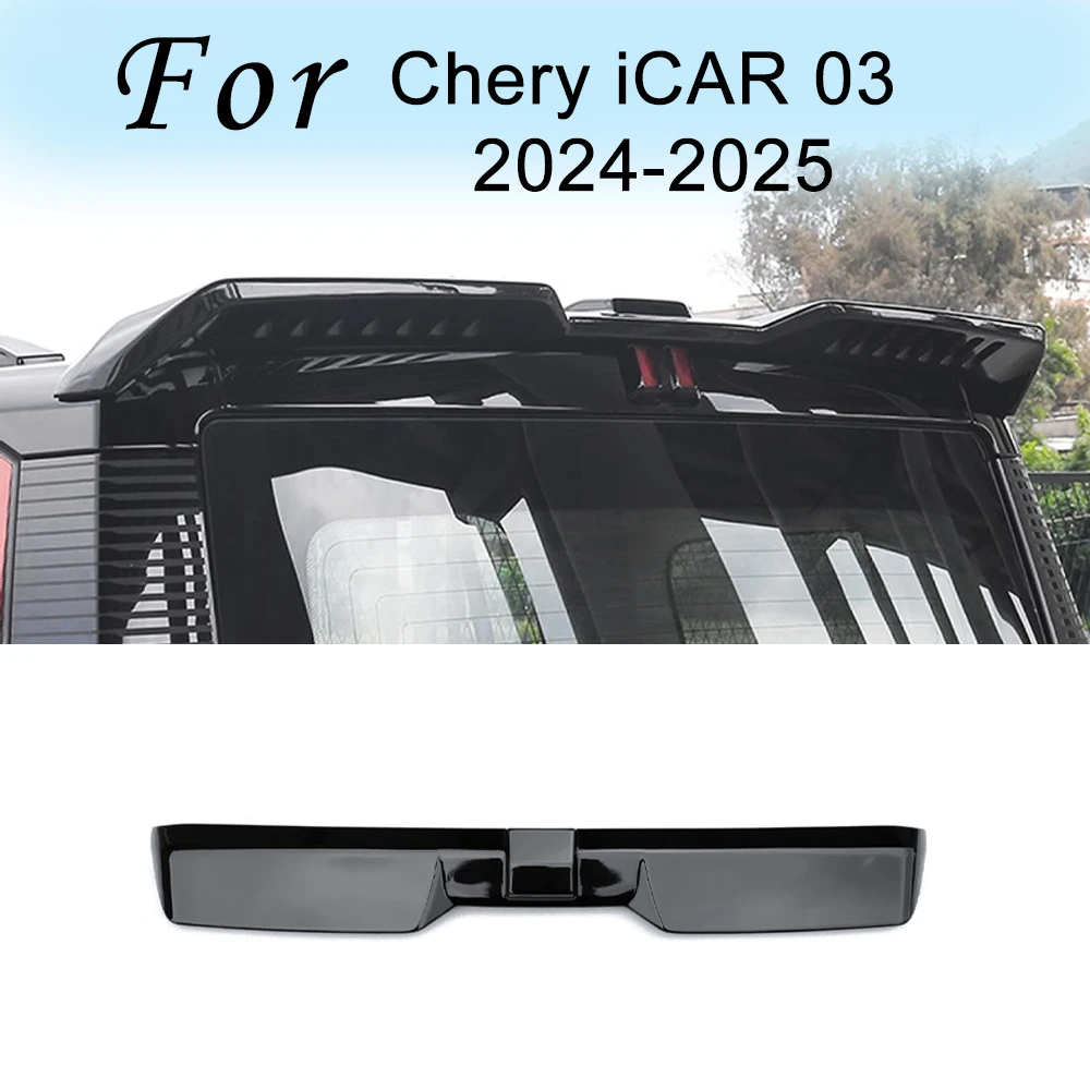 Suitable for 2024-2025 Chery iCAR 03 Trunk Spoiler Top wing Aerodynamic Accessories ABS Material No Drilling installation
Suitable for 2024-2025 Chery iCAR 03 Trunk Spoiler Top wing Aerodynamic Accessories ABS Material No Drilling installation