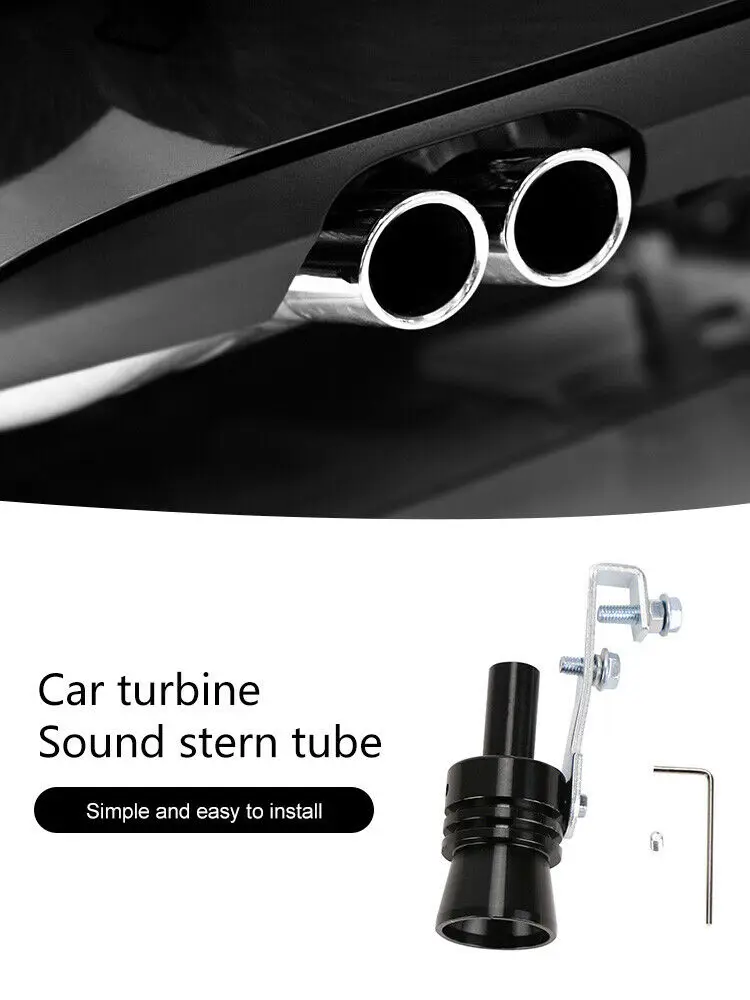 1pc Car Universal Turbo Sound Simulator Whistle Car Exhaust Pipe Whistle Vehicle Sound Muffler Car Accessories
1pc Car Universal Turbo Sound Simulator Whistle Car Exhaust Pipe Whistle Vehicle Sound Muffler Car Accessories