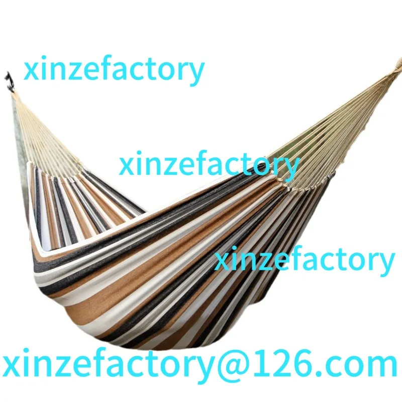 Customizable New Creative Canvas Single Hammock Outdoor Courtyard Sleeping Hammock Camping Indoor Children's Swing Thick Striped
Customizable New Creative Canvas Single Hammock Outdoor Courtyard Sleeping Hammock Camping Indoor Children's Swing Thick Striped