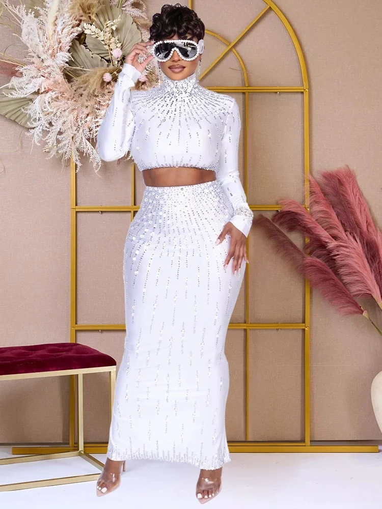 Women's Printed Two Piece Dress Skirt Long Sleeve Top Wrap Hip Split Skirt One Eye Fall Party Glitter Set
Women's Printed Two Piece Dress Skirt Long Sleeve Top Wrap Hip Split Skirt One Eye Fall Party Glitter Set