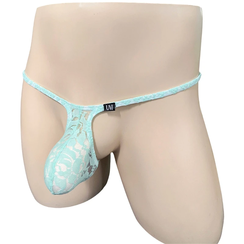 Lace G-Strings Mens Sexy Underwear Transparent Bugle Pouch Thongs Male Lingerie Tanga Low Rise Men T-panties Elasticity Slips
Lace G-Strings Mens Sexy Underwear Transparent Bugle Pouch Thongs Male Lingerie Tanga Low Rise Men T-panties Elasticity Slips