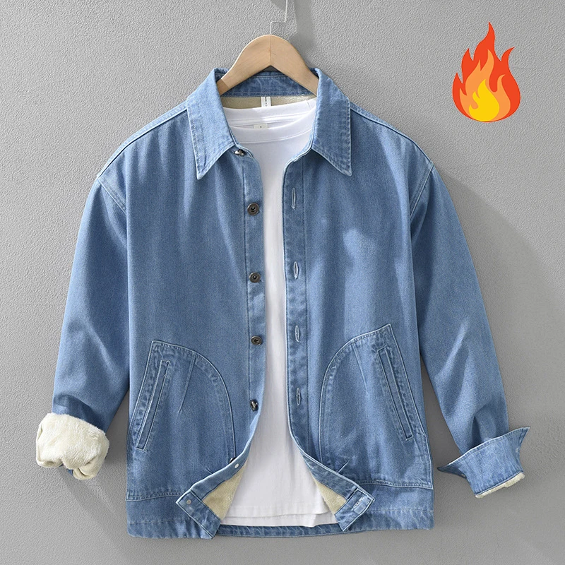 Новая мужская зимняя рубашка Street Keep Warm Джинсовая рубашка Мужская рубашка из чистого хлопка Свободная флисовая рубашка с двойными карманами Корейская мода Ropa Hombre
Новая мужская зимняя рубашка Street Keep Warm Джинсовая рубашка Мужская рубашка из чистого хлопка Свободная флисовая рубашка с двойными карманами Корейская мода Ropa Hombre