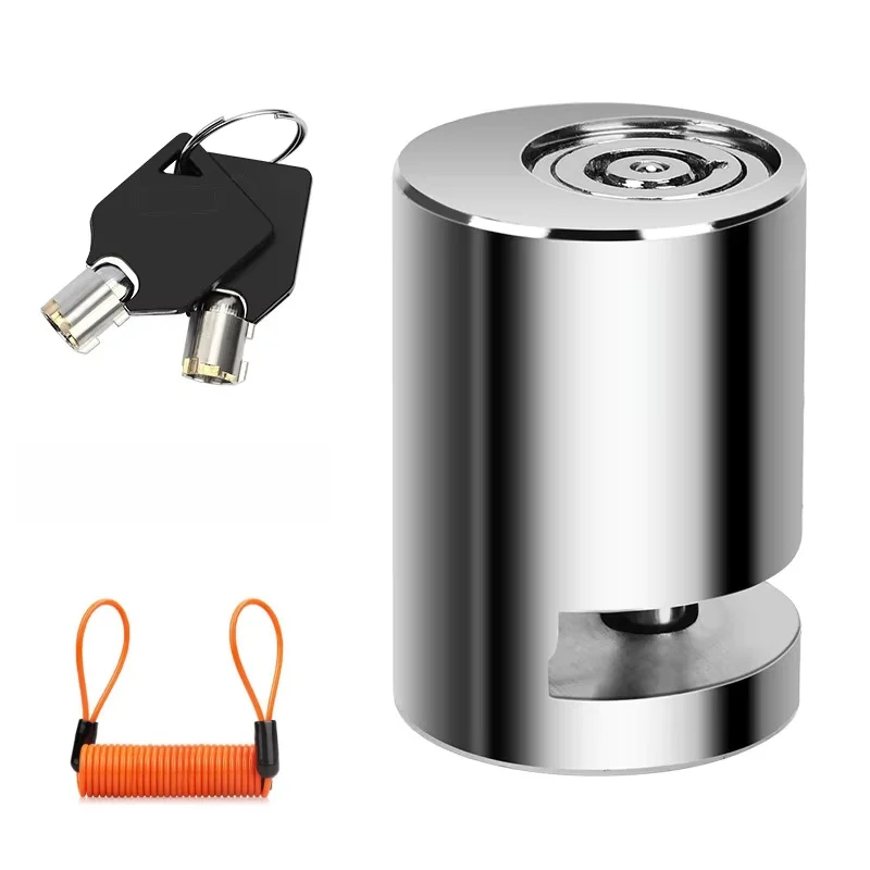 Compact Keyless Motorcycle Disc Lock Anti-Rust Waterproof Alloy Brake Pad for Scooter/Bicycle with Anti-Theft Reminder Rope
Compact Keyless Motorcycle Disc Lock Anti-Rust Waterproof Alloy Brake Pad for Scooter/Bicycle with Anti-Theft Reminder Rope