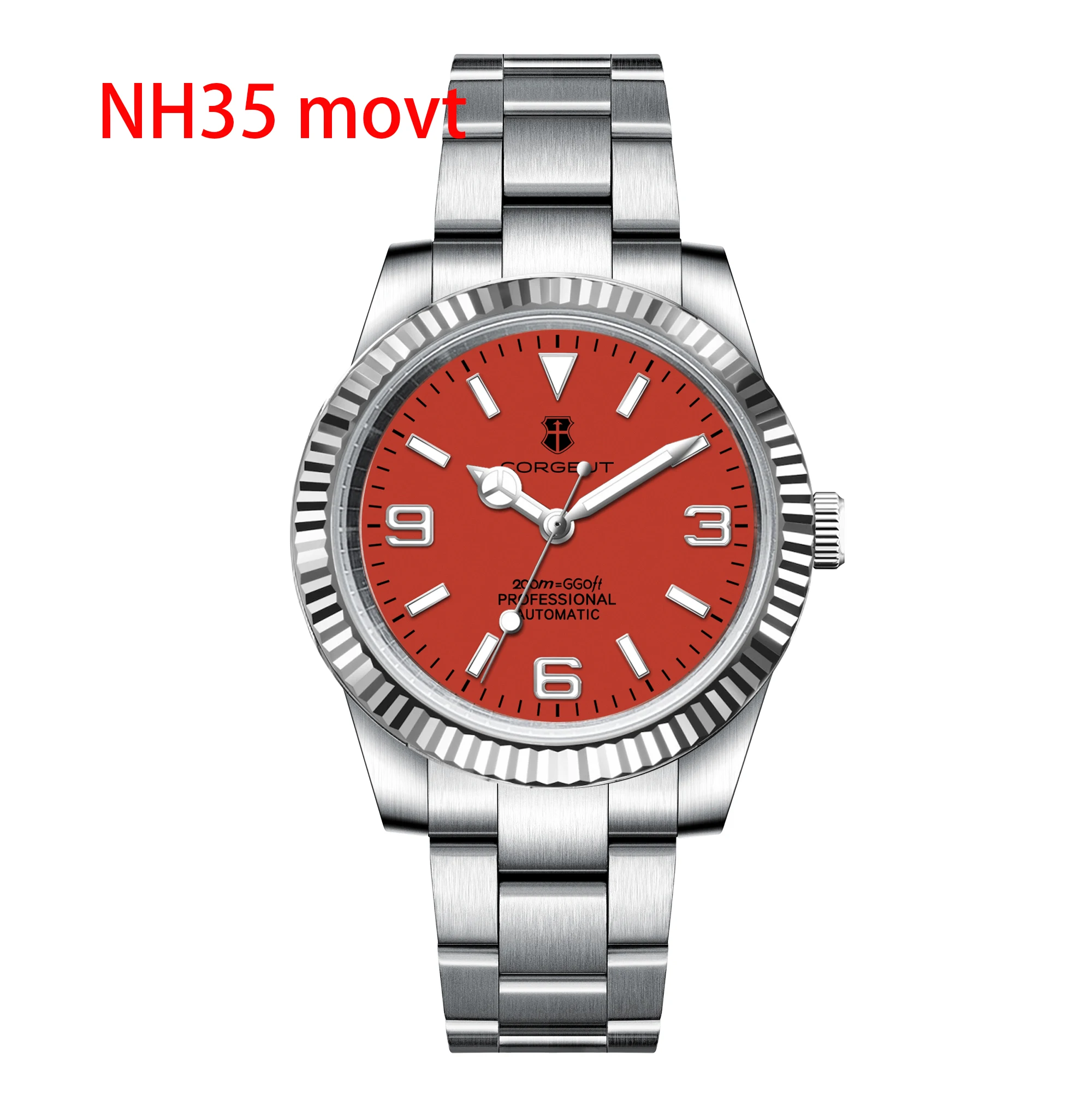Часы Corgeut 36/39 мм, роскошные, с механизмом NH35/Miyota, автоматические механические наручные часы 36 мм/39 мм, сапфировое стекло, светящиеся, для дайвинга, с рифленым корпусом.
Часы Corgeut 36/39 мм, роскошные, с механизмом NH35/Miyota, автоматические механические наручные часы 36 мм/39 мм, сапфировое стекло, светящиеся, для дайвинга, с рифленым корпусом.