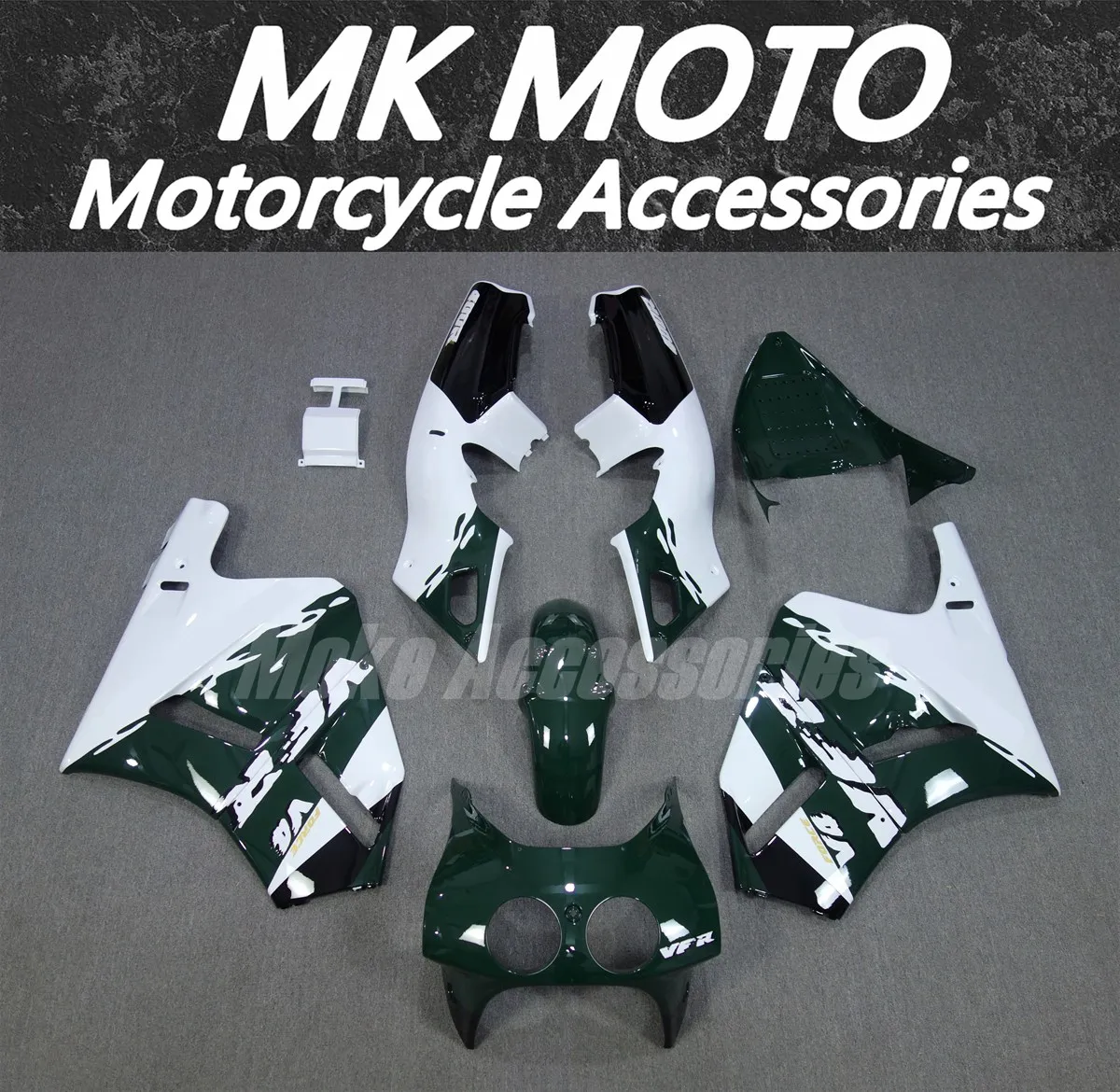 Moke moto Motorcycle Fairings Kit Fit For VFR400 NC30 1989 1990 V4 Bodywork Set High Quality Abs Injection White Green Black
Moke moto Motorcycle Fairings Kit Fit For VFR400 NC30 1989 1990 V4 Bodywork Set High Quality Abs Injection White Green Black