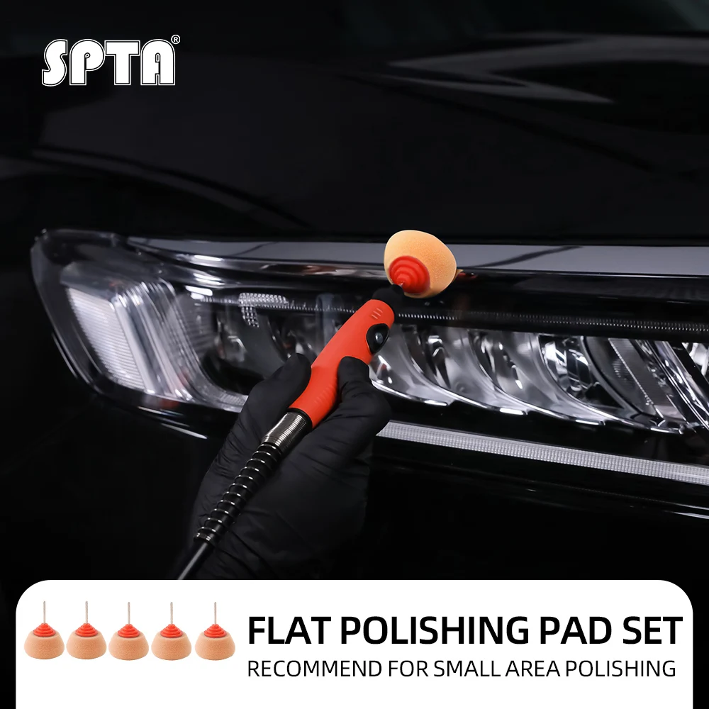SPTA Mini Polishing Pads,5pcs Flexible Shaft Flat Polishing Pads Set,Car Detailing Pad For Small Area for Flexible Shaft & Drill
SPTA Mini Polishing Pads,5pcs Flexible Shaft Flat Polishing Pads Set,Car Detailing Pad For Small Area for Flexible Shaft & Drill