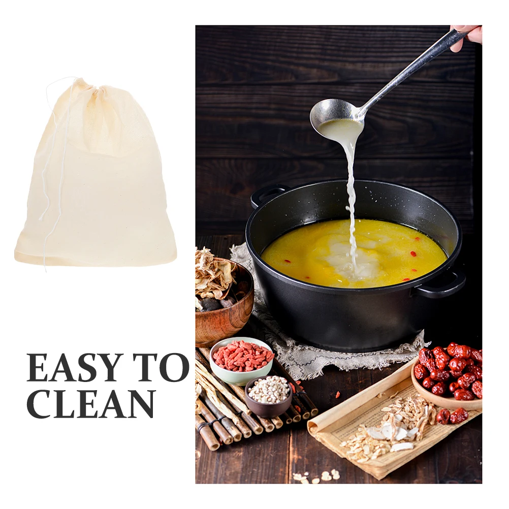 20pcs Reusable Drawstring Soup Bags Cotton Fine Mesh Kitchen Food Pouches Tea Holder Cheesecloth Cook
20pcs Reusable Drawstring Soup Bags Cotton Fine Mesh Kitchen Food Pouches Tea Holder Cheesecloth Cook